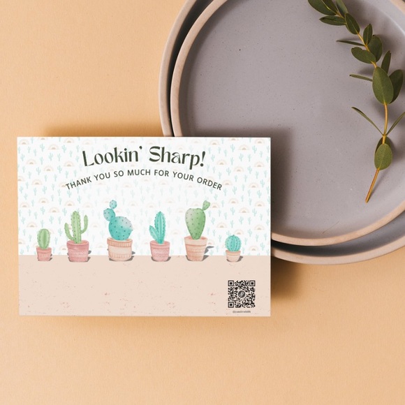 Thank You Cards Custom Brand Personalized Post Card